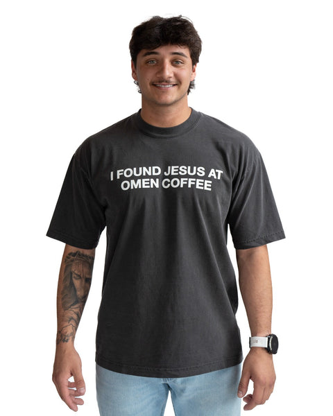 I Found Jesus T-Shirt – Omen Coffee Co