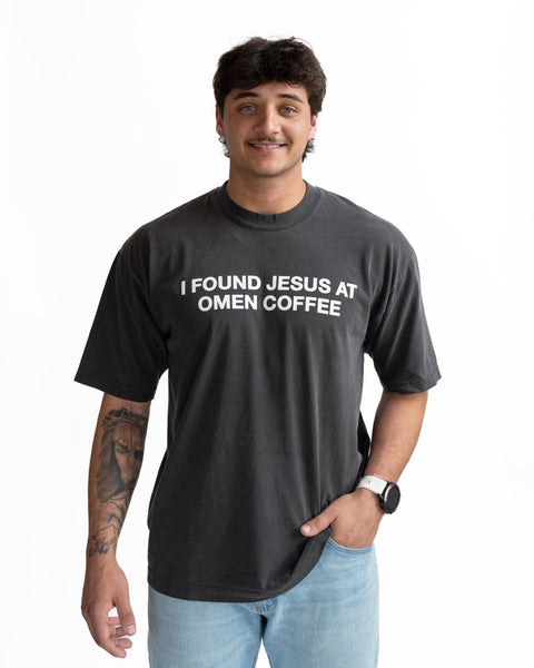 dress in all black like the omen I Found Jesus T-Shirt – Coffee Co tux shoes Accessories Black Dress Formal Mens Size:16.0 EW